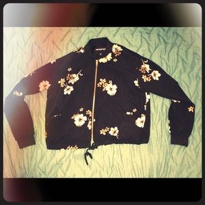 Who What Wear Floral Bomber